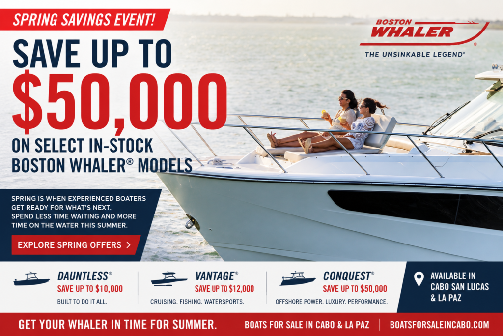 Boston Whaler Baja California Sur.