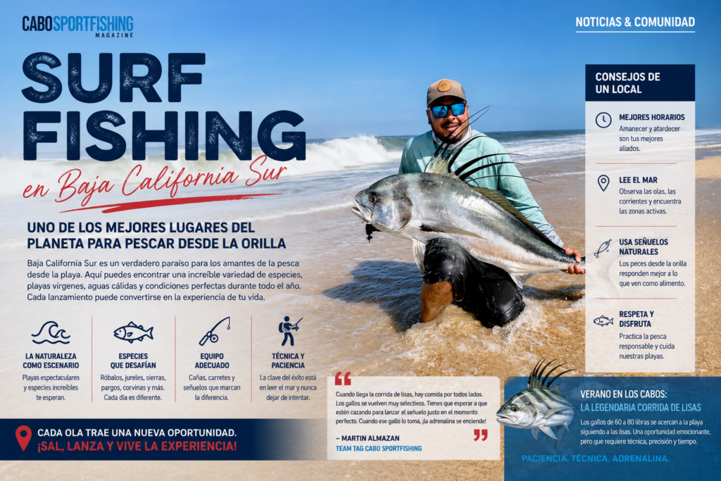 Cabo Sportfishing Magazine Surf fishing