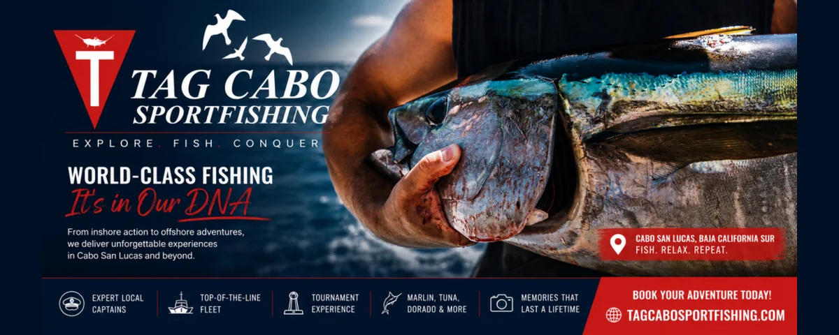Cabo Sportfishing Magazine TCS add