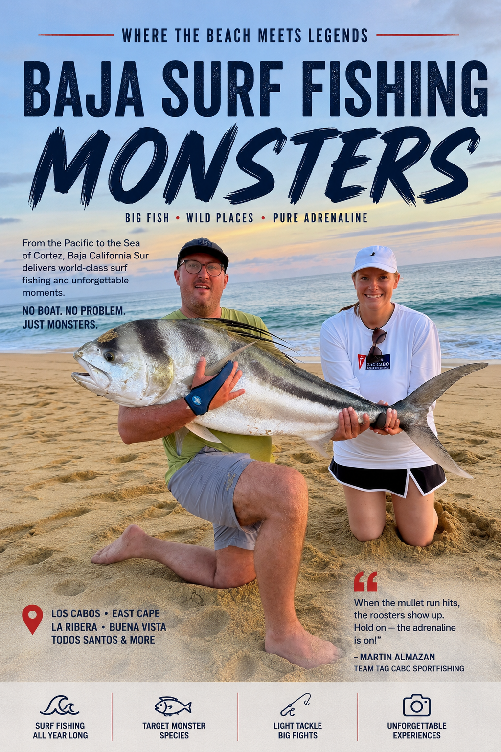 Baja Surf Fishing Monsters