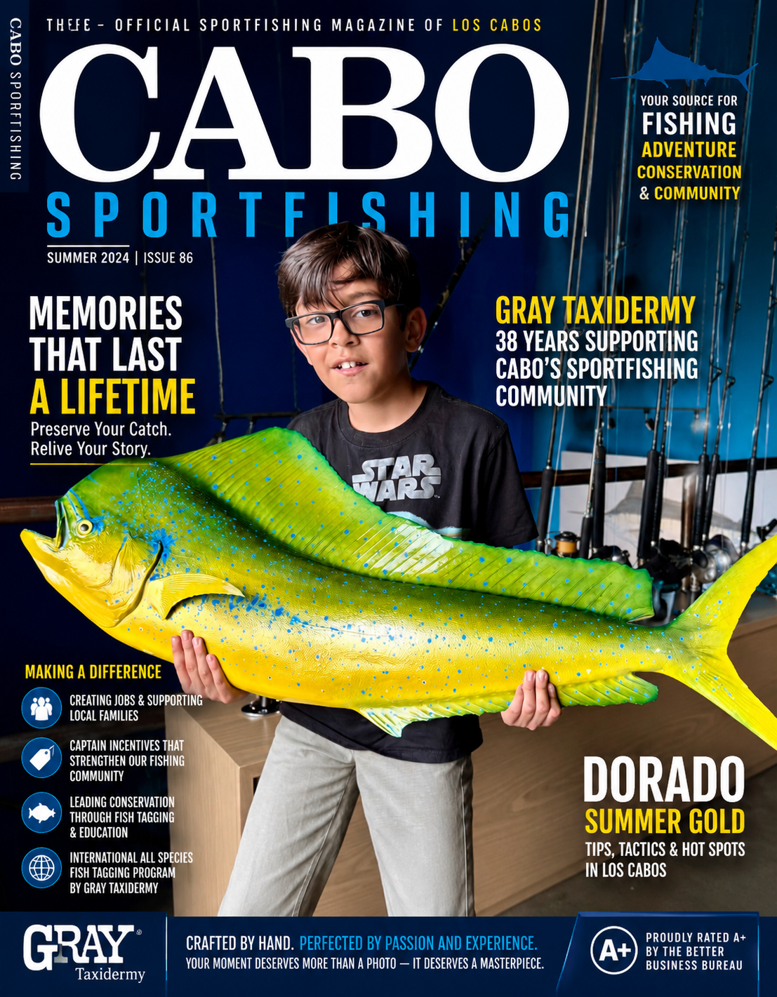 Cabo Sportfishing Magazine Graytaxidermy 1
