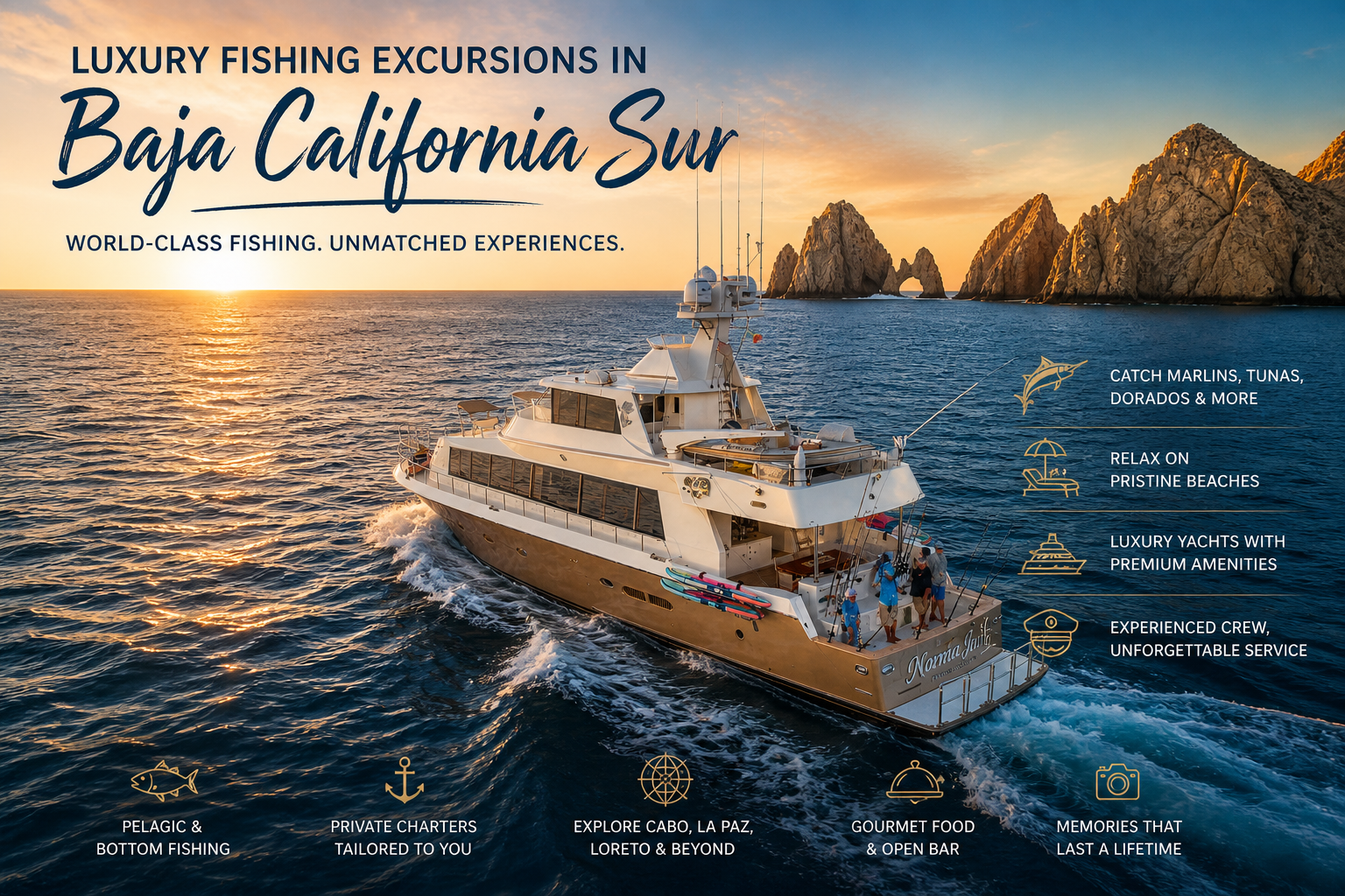 Luxury Fishing Excursion In Baja California Sur