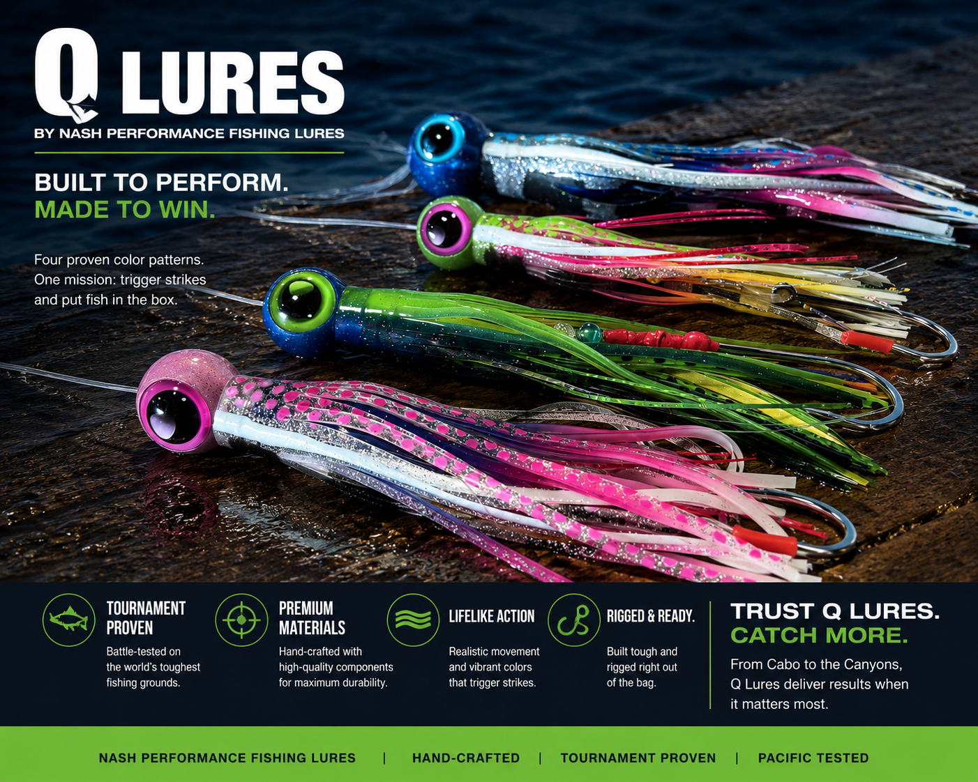 Q Lures by Nash Performance Fishing Lures