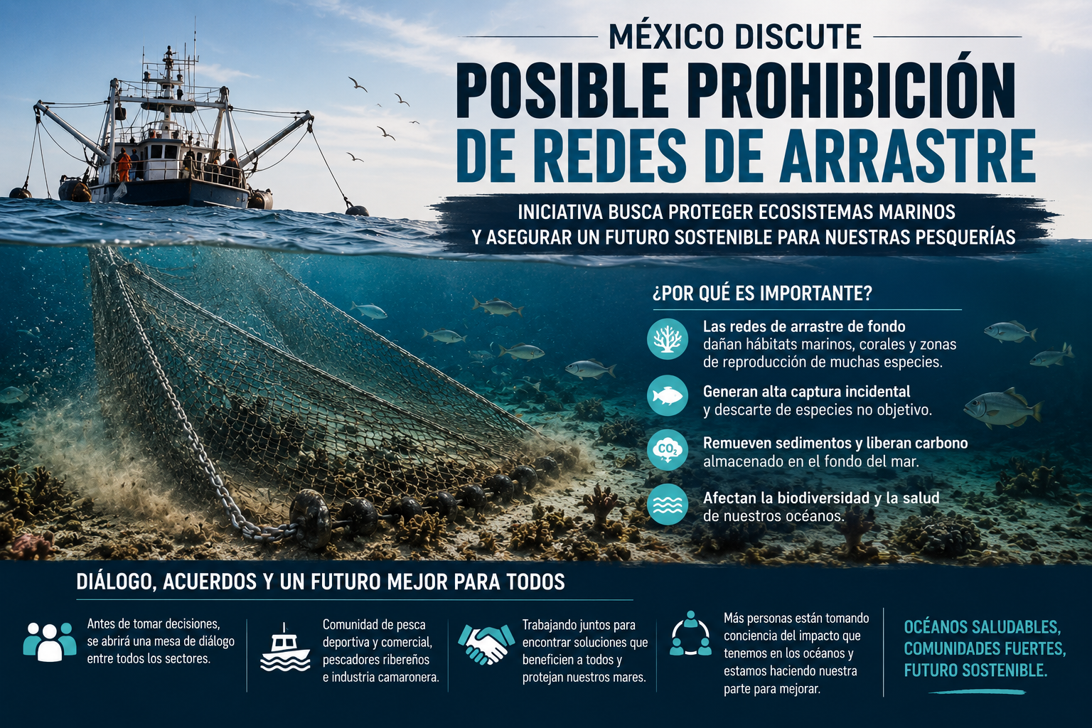 Iniciativa de Prohibicion de redes de arrastre